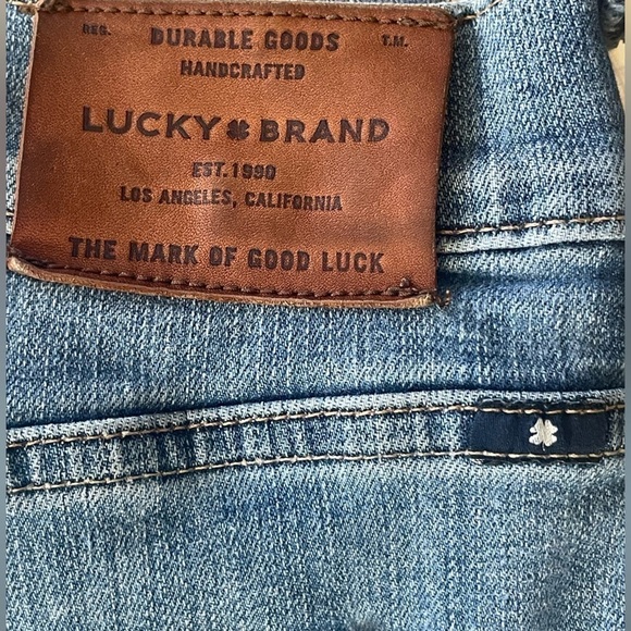 LUCKY Jeans 181 Relaxed Straight Blue Jeans Men’s Size 42. - Picture 13 of 16